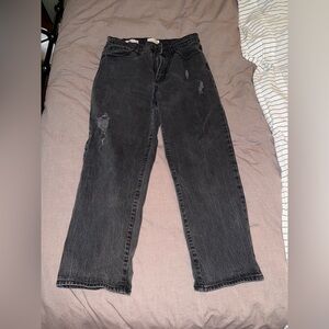 Universal Thread Vintage Straight Black Jeans